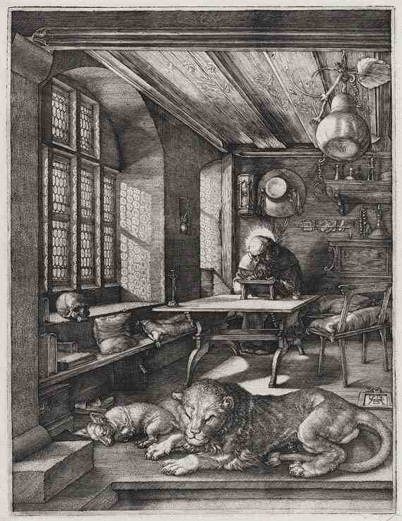 Albrecht Dürer Saint Jerome in his Study