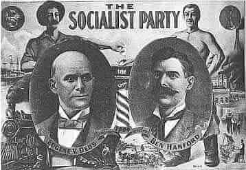 Eugene Debs Socialist flyer