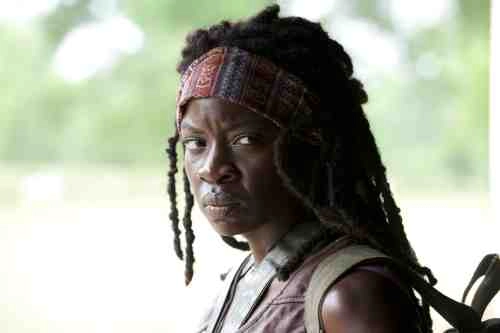 Walking Dead Season 3 Episode 1 Michonne CU