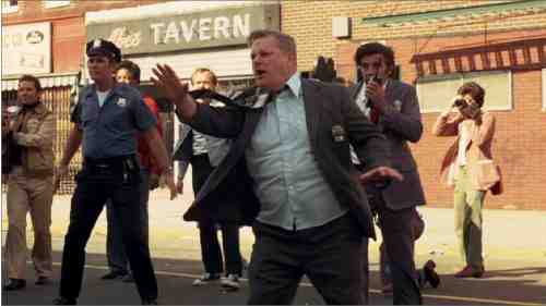 Charles Durning co-stars as a police negotiator in Dog Day Afternoon