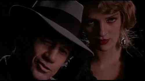 Fred Ward and Uma Thurman smolder as Henry and June Miller