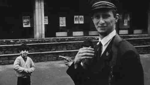 Benoit plays with local kids in his illicit postman disguise before killing more people.
