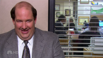 Brian Baumgartner as Kevin Malone in The Office The Convict