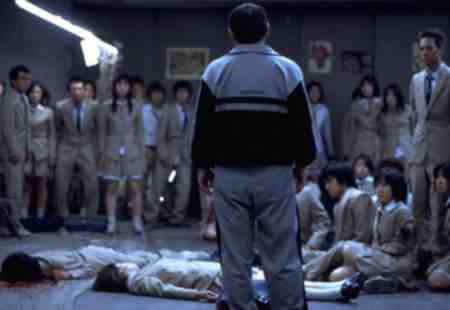 Beat Takeshi Kitano presides over the bloodshed of Battle Royale
