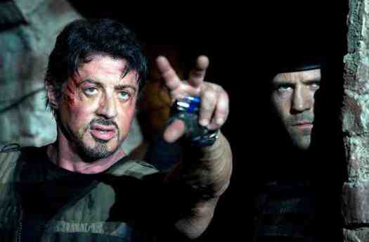 THE EXPENDABLES, from left: Sylvester Stallone, Jason Statham, 2010. ©Lionsgate 