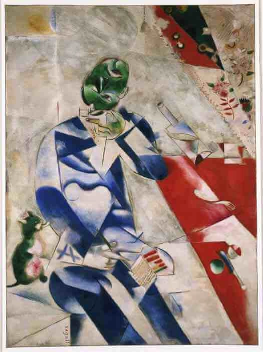 Marc Chagall: Half Past Three (The Poet)