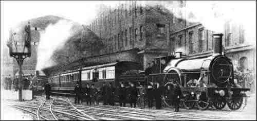 Train Leaving Paddington Station