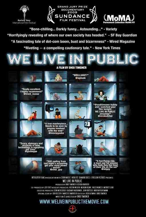 DVD Cover: We Live in Public