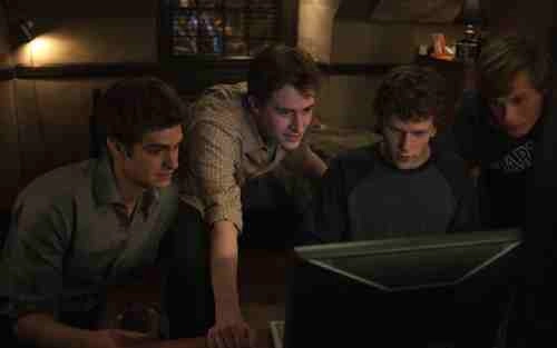 The Social Network – Andrew Garfield, Jesse Eisenberg and pals