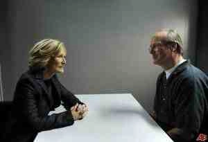 Glenn Close as Patty Hewes and William Hurt as Daniel Purcell in Season 2 of Damages
