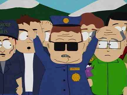 South PArk Officer Barbrady Move along people nothing to see here