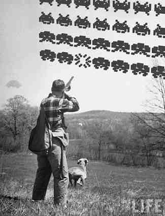 Space Invaders Hunting Image LIFE Magazine