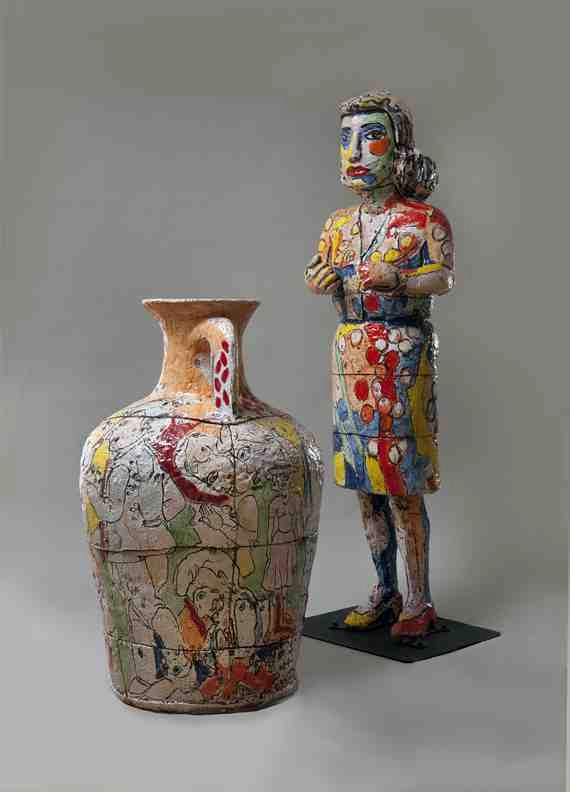 Viola Frey: Grandmother with Vase